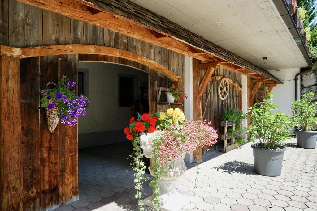 Zahrada ubytování Garni Hotel Wildanger