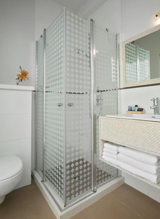 Koupelna v ubytování Shtarkman Erna Boutique Hotel Nahariya