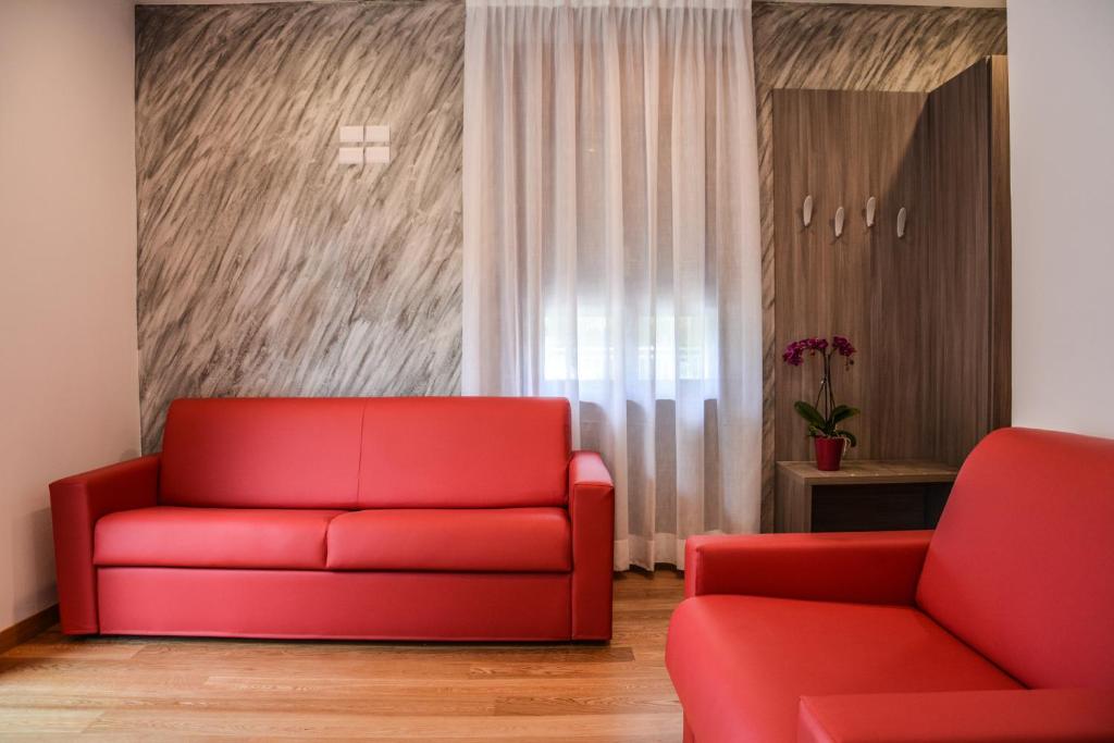 Posezení v ubytování Villa Torbole