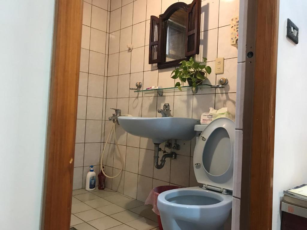 Koupelna v ubytování Sin Ya Homestay