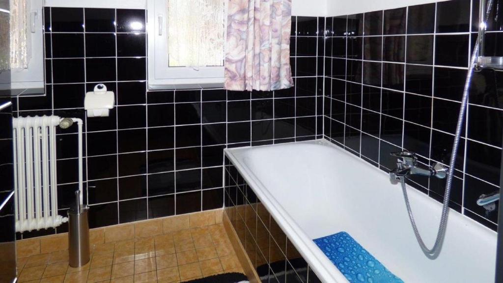 Koupelna v ubytování Gästehaus Jutta
