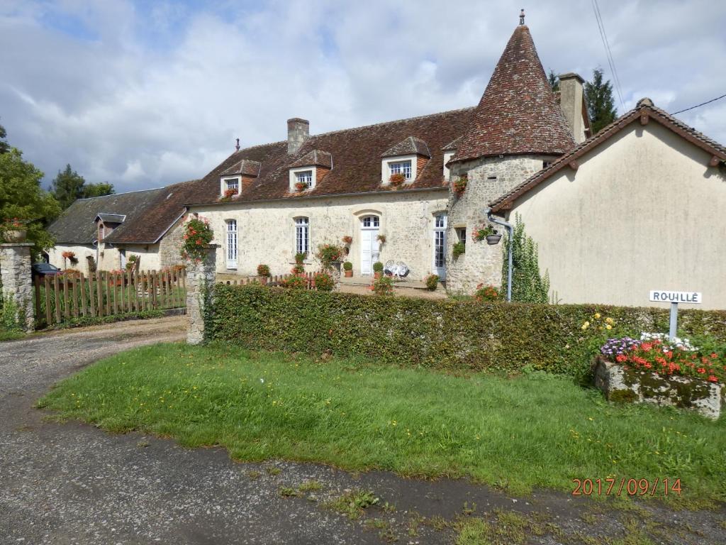 Zahrada ubytování Manoir de Rouillé