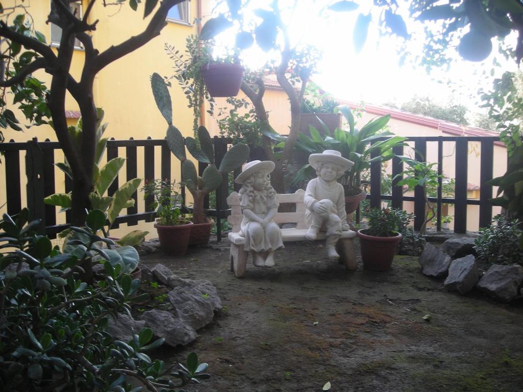 Zahrada ubytování B&B L'Arcobaleno