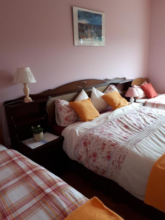 Voodi või voodid majutusasutuse Tullaleagan Guesthouse toas