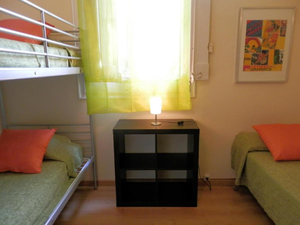 Posezení v ubytování Barcelona Central Garden Hostal