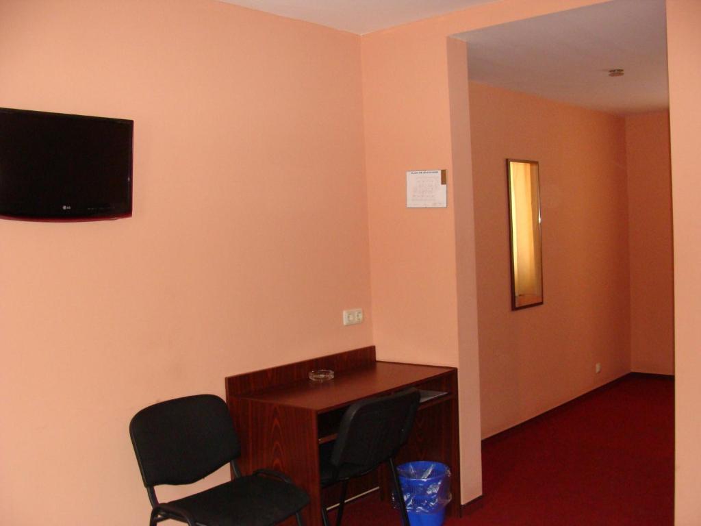 TV a/nebo společenská místnost v ubytování Hostel Lan
