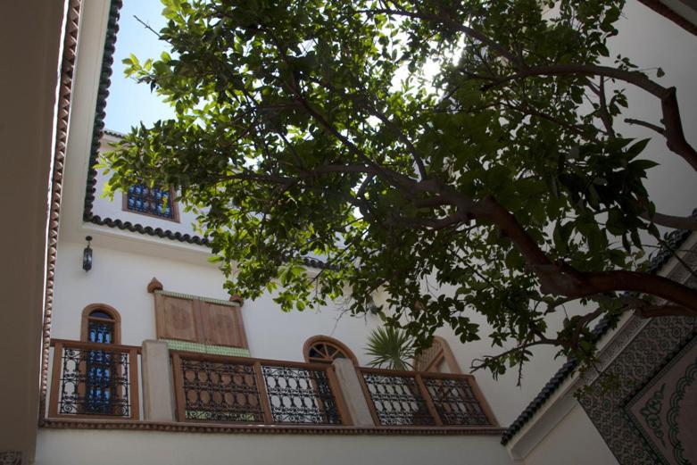 Balkón nebo terasa v ubytování Riad Granvilier