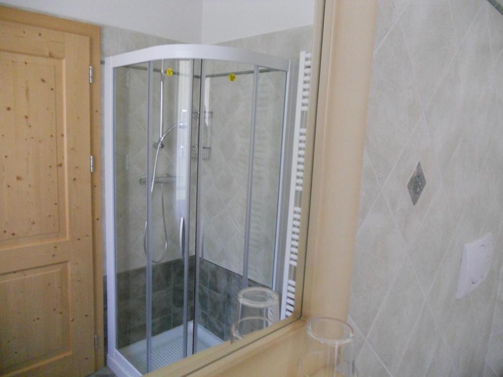 Koupelna v ubytování Agritur Affittacamere Capra Mauro