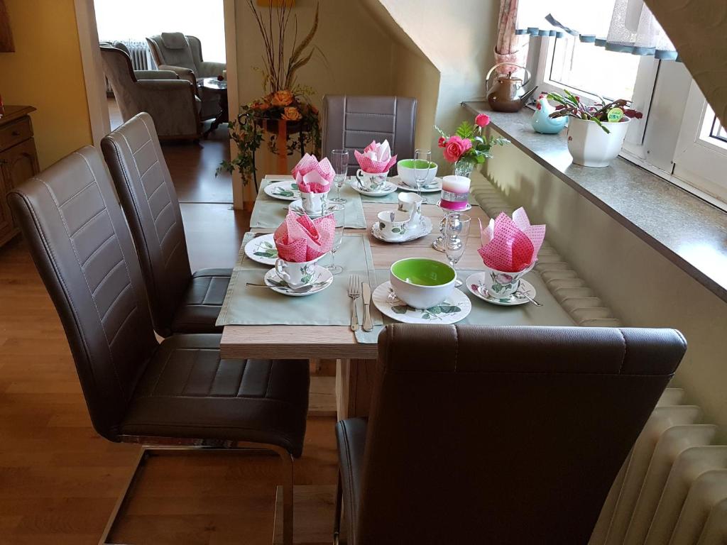 Posezení v ubytování Ferienwohnung Prinz