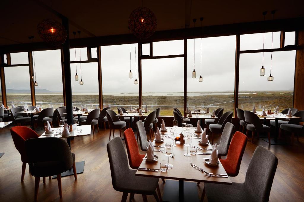 Un restaurant sau alt loc unde se poate mânca la Fosshotel Mývatn