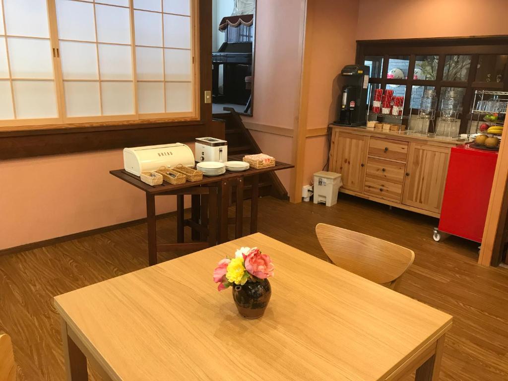 Kuchyň nebo kuchyňský kout v ubytování Nozawa Onsen Utopia