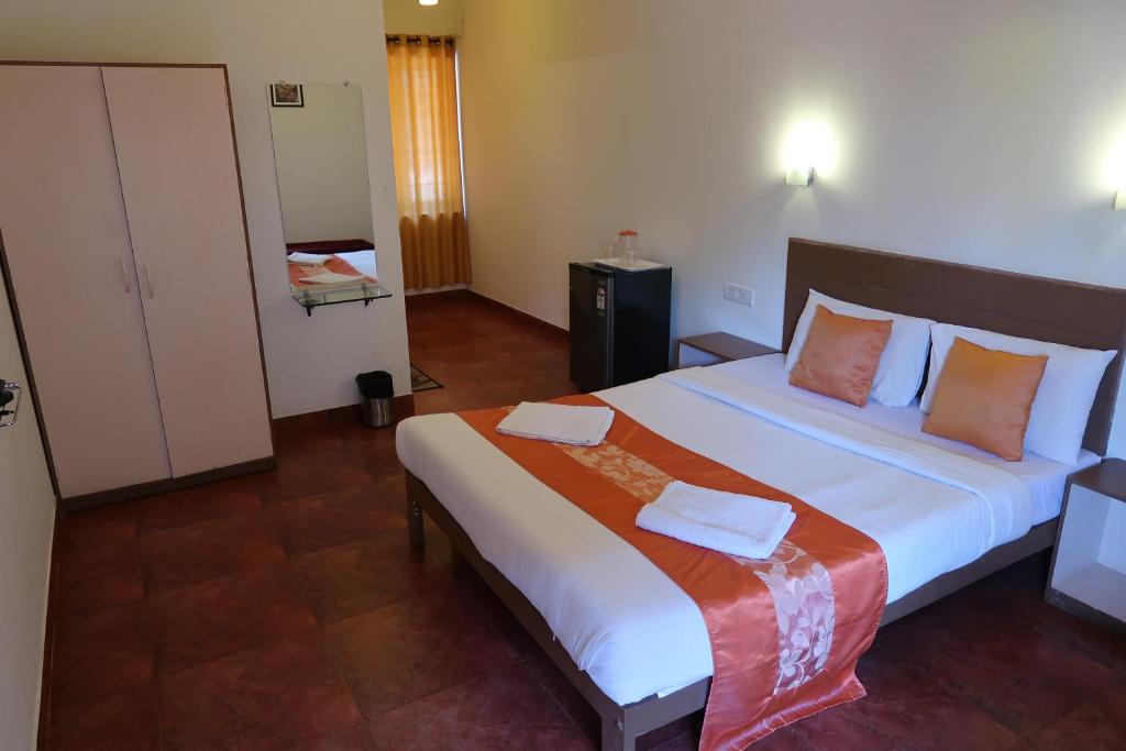 Postel nebo postele na pokoji v ubytování Hotel Celi