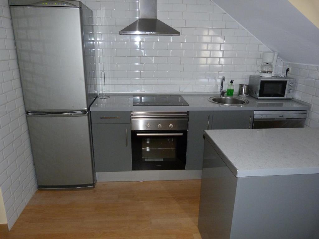 Kuchyňa alebo kuchynka v ubytovaní Apartamento Zapatero