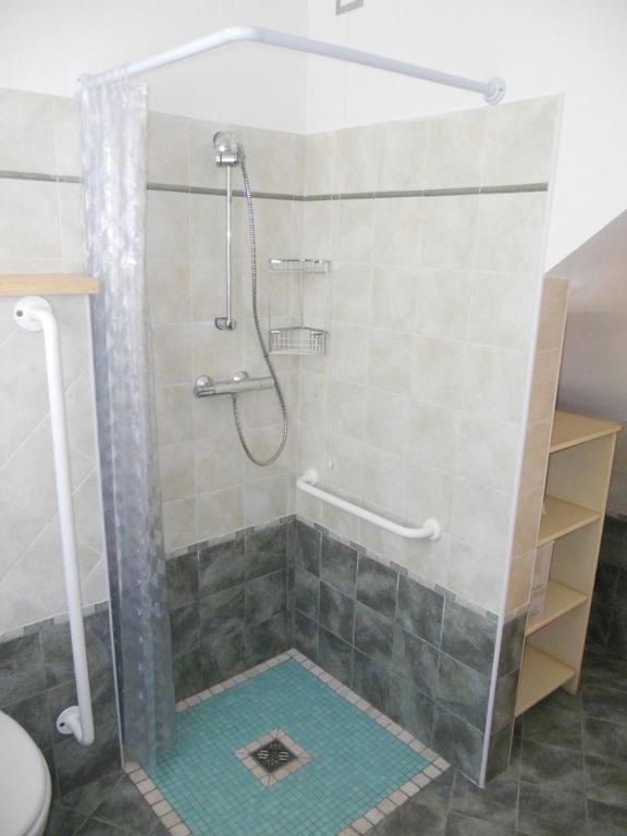 Koupelna v ubytování Agritur Affittacamere Capra Mauro