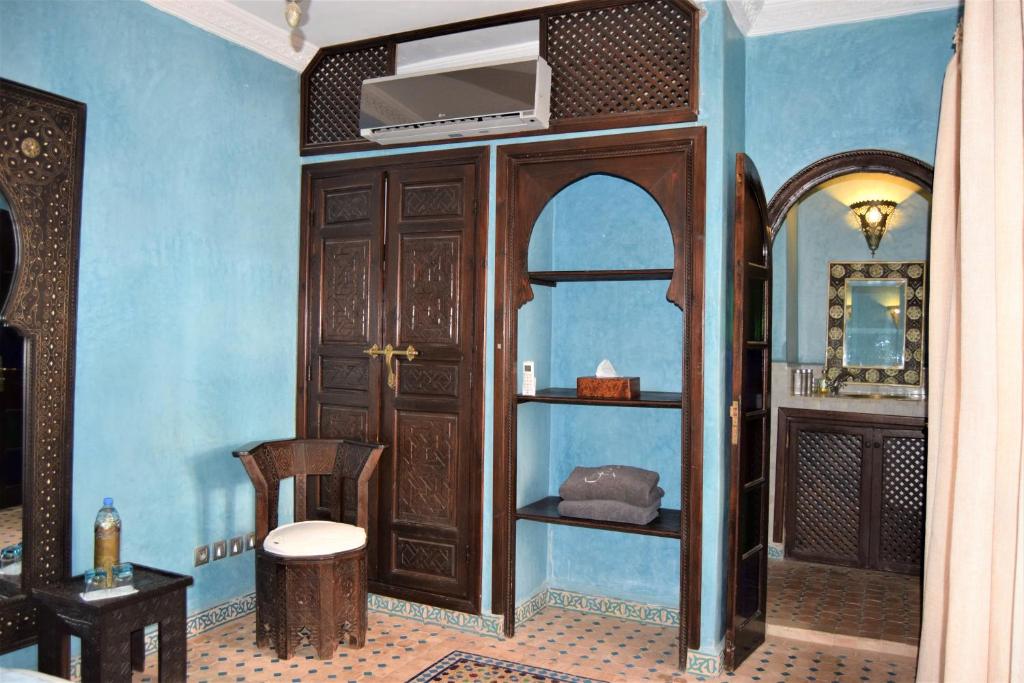 Et sittehjørne på Riad Shemsi