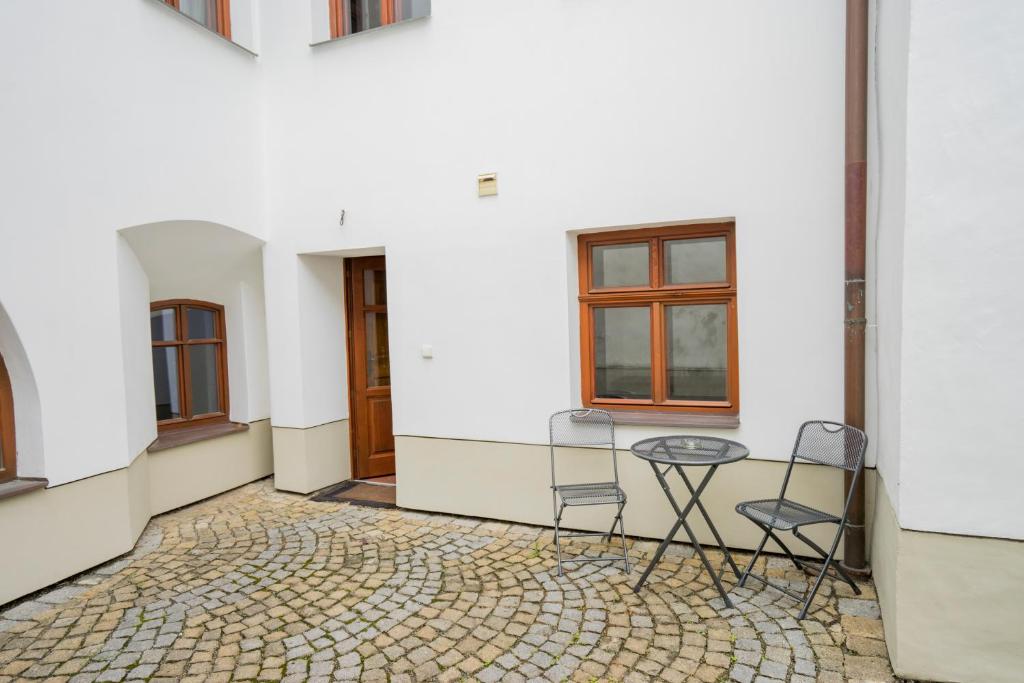Balkón nebo terasa v ubytování Studio Ztracená 8