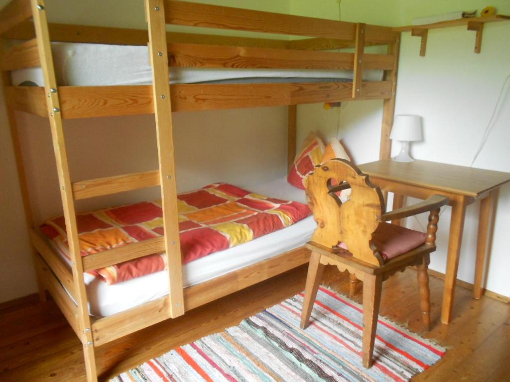 Postel nebo postele na pokoji v ubytování Haus Bergblick