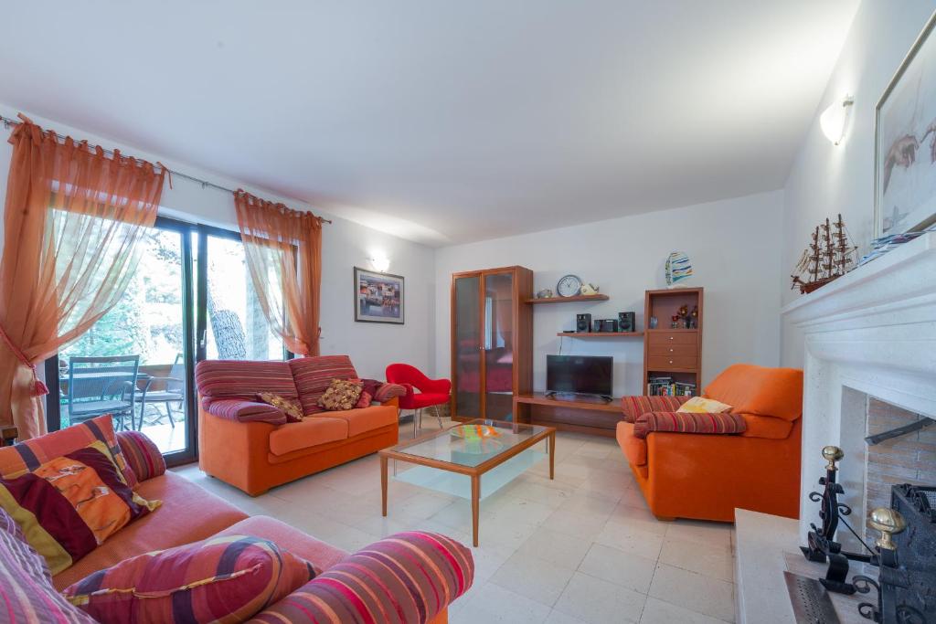 Гостиная зона в Gorgeous apartment Dora