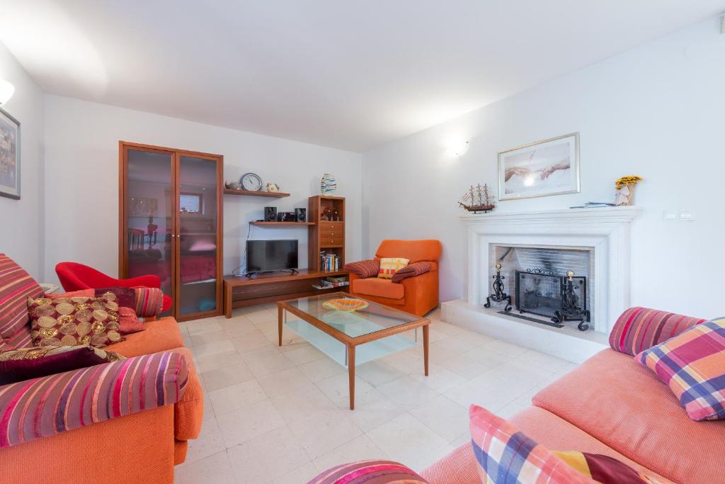 Гостиная зона в Gorgeous apartment Dora