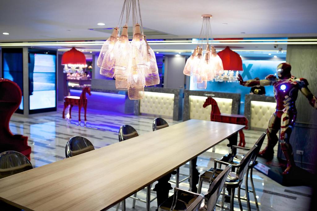 Restaurace v ubytování FX Hotel Tainan