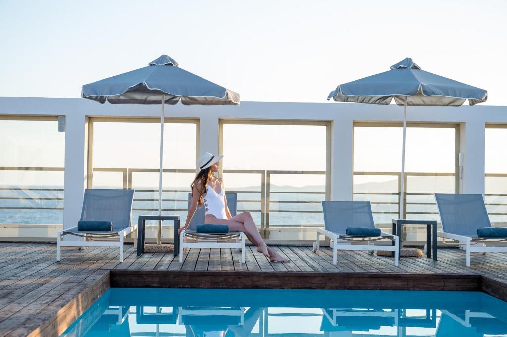 The swimming pool at or close to Aquila Atlantis Hotel