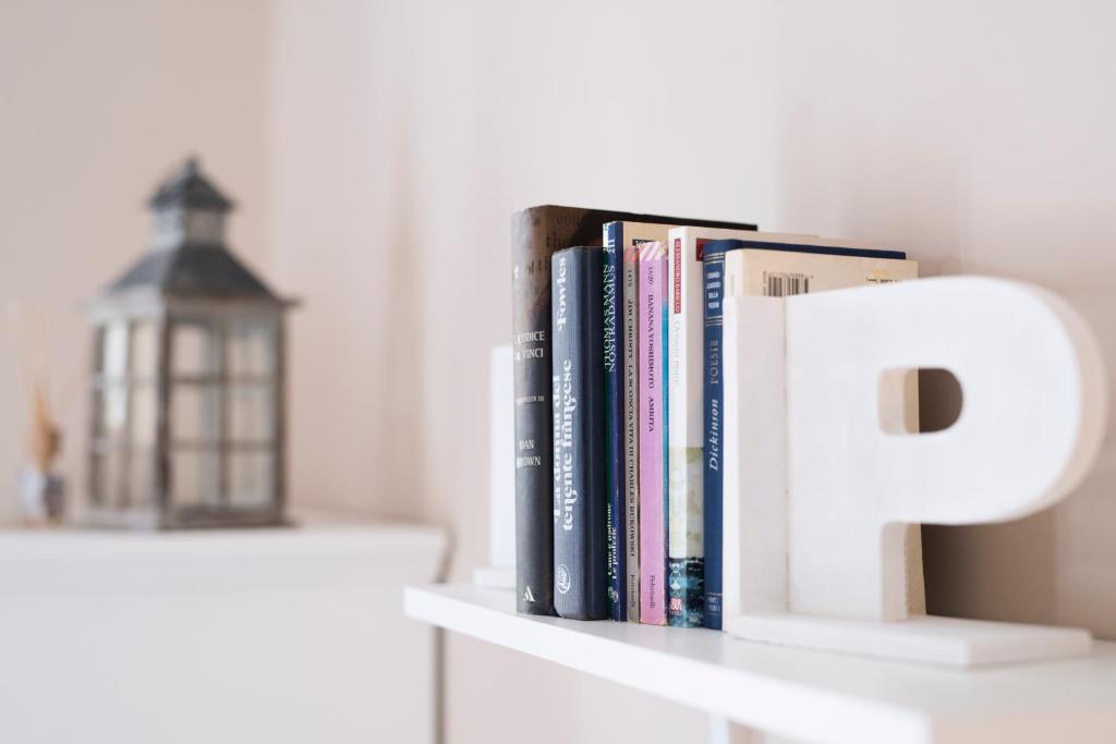 Biblioteca en la casa de huéspedes