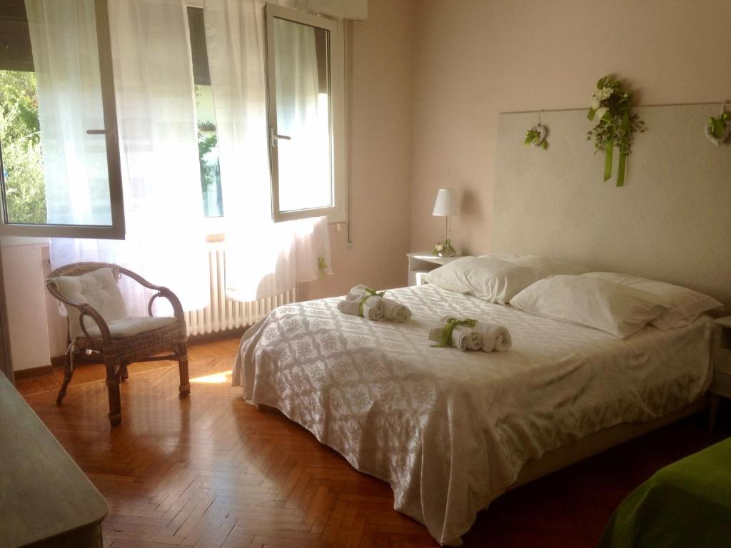 Postel nebo postele na pokoji v ubytování B&B Abano Garden