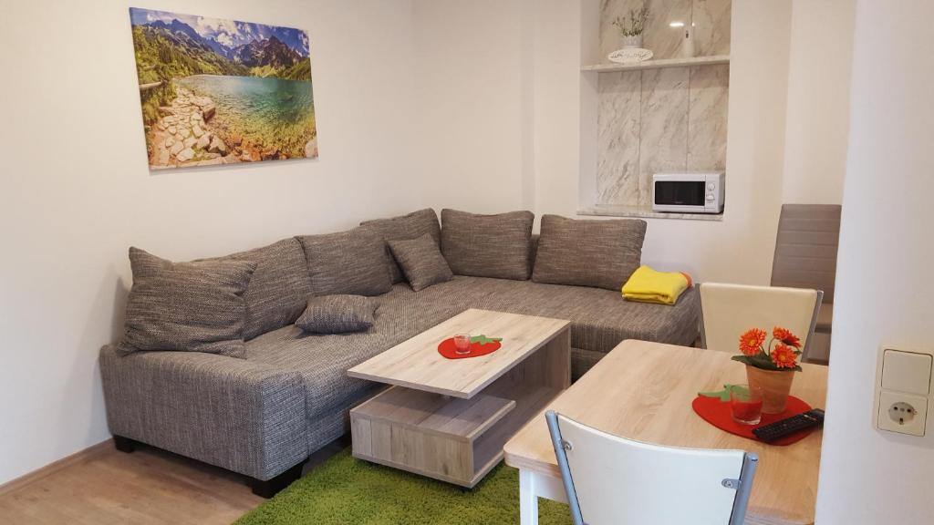 Kuchyň nebo kuchyňský kout v ubytování Pension Kroppental