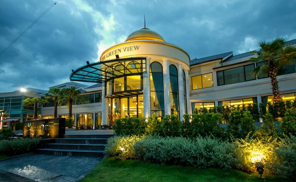 Zahrada ubytování The Green View Hotel