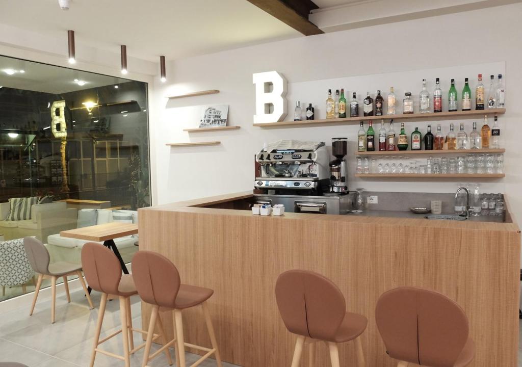Lounge nebo bar v ubytování Hotel Aurea