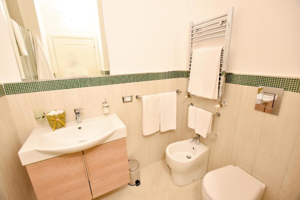 Kúpeľňa v ubytovaní Domus Borbonica