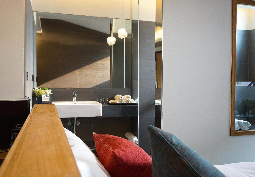 Postel nebo postele na pokoji v ubytování EG Hostel