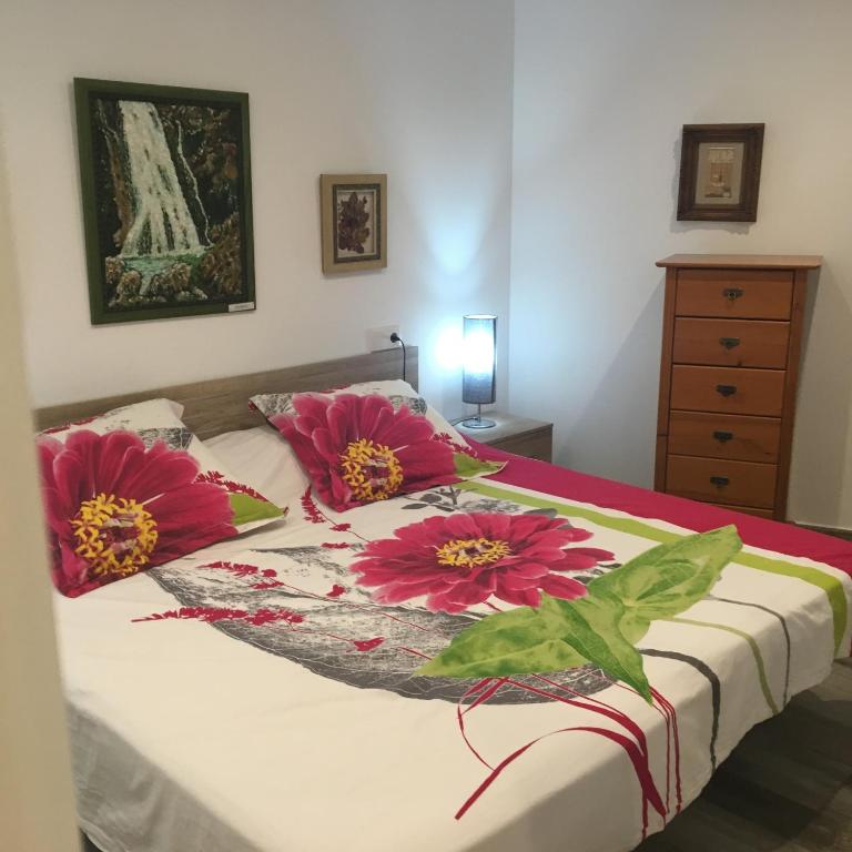 Postel nebo postele na pokoji v ubytování Apartamento Ibañez