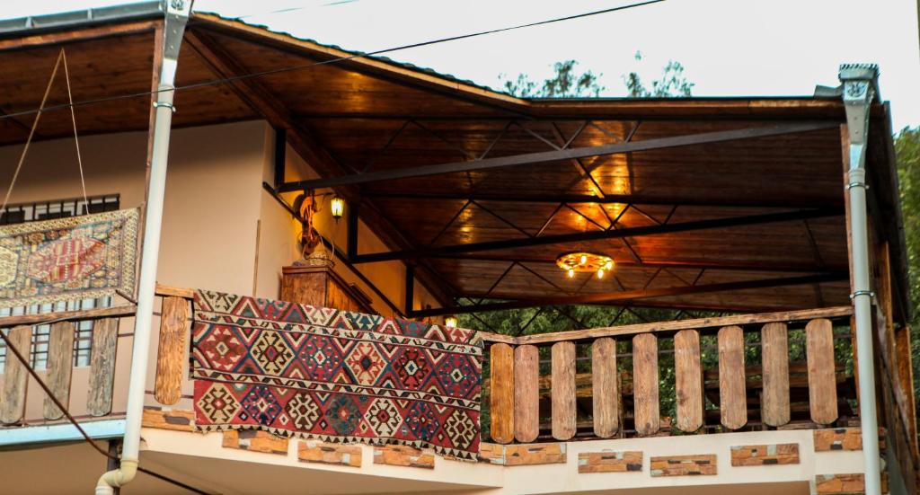 Balkón nebo terasa v ubytování Guest house Dilijan Orran