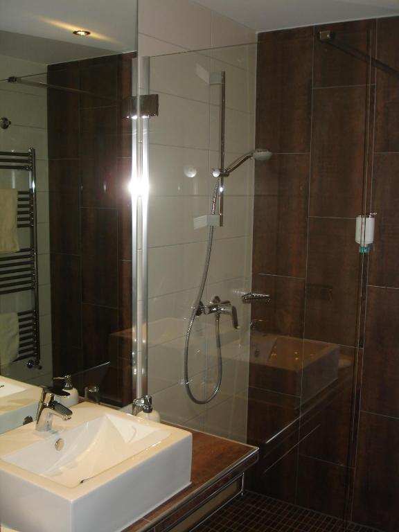 Koupelna v ubytování Hotel Sentio