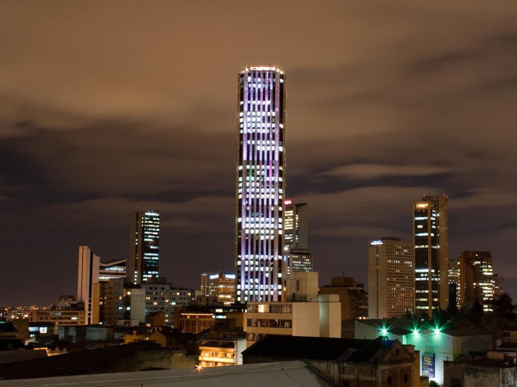 Nespecifikovaný výhled na destinaci Bogotá nebo výhled na město při pohledu z bed and breakfast