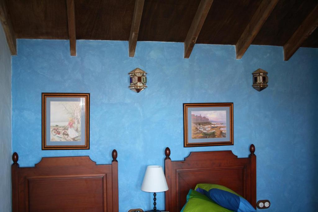 Postel nebo postele na pokoji v ubytování Poblado Jirdana I