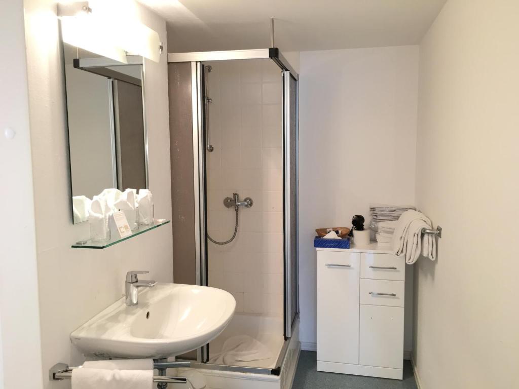 Koupelna v ubytování CityHotel Kempten