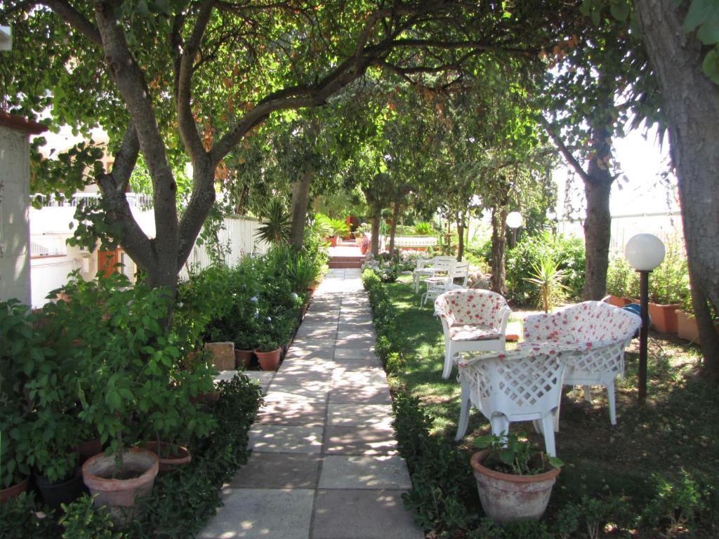 Zahrada ubytování B&B Solacium