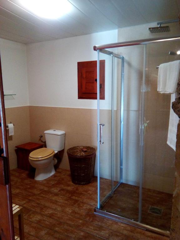 A bathroom at O Rincón de David