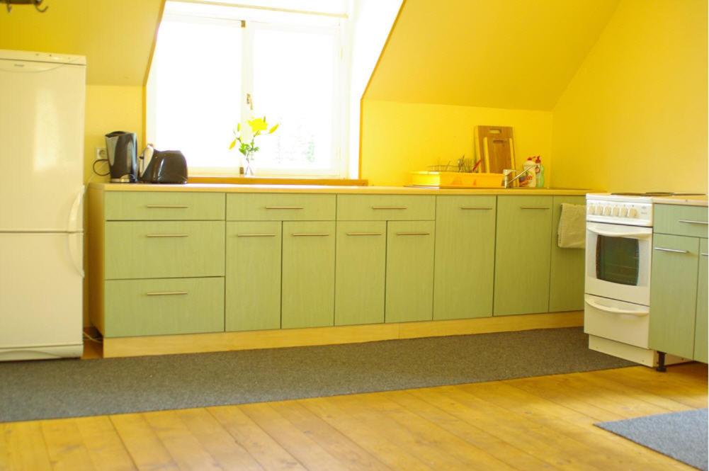 Kuchyň nebo kuchyňský kout v ubytování Vanasauna Guesthouse