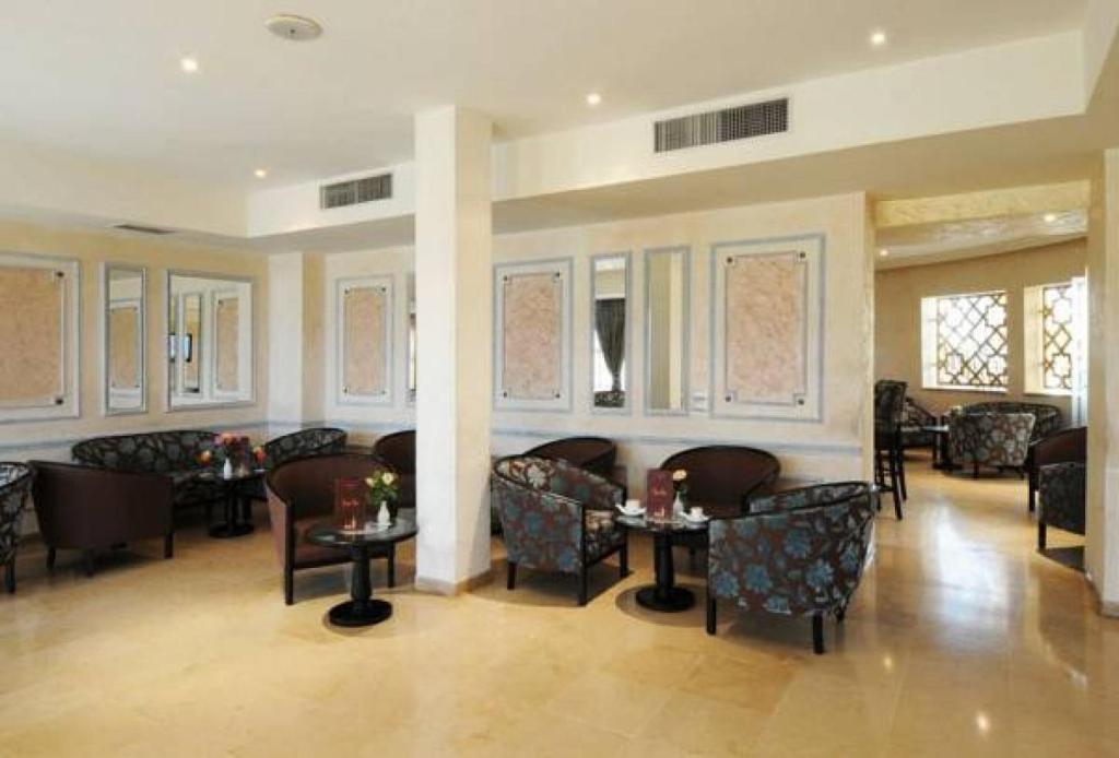 Posezení v ubytování Hotel du Parc