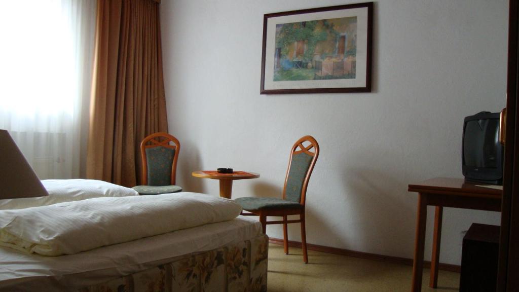 Postel nebo postele na pokoji v ubytování Offenthaler Hof