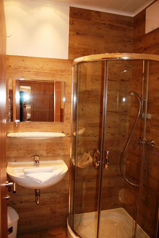 Koupelna v ubytování Hotel Schwengerer