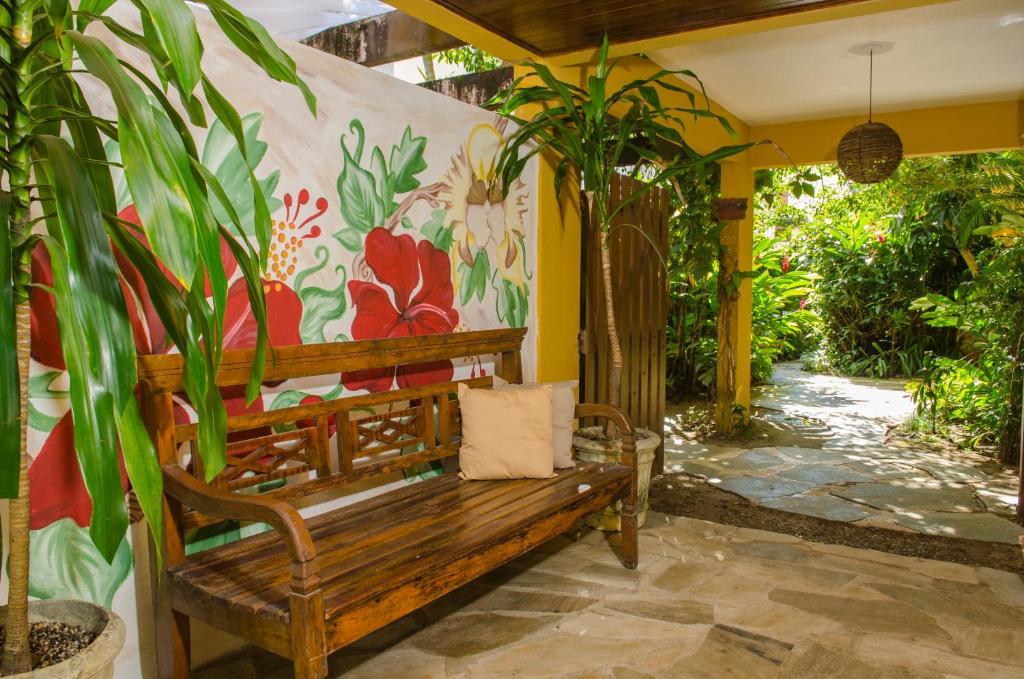 Um jardim em Pousada Moryba