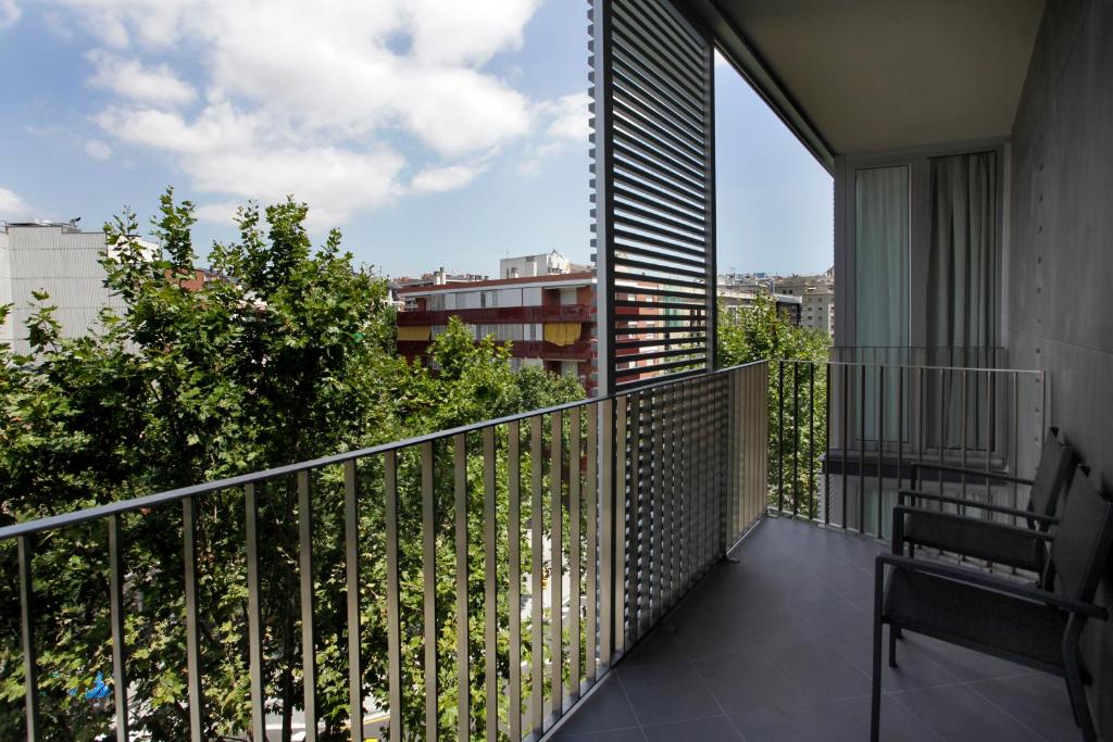 Balkón alebo terasa v ubytovaní Fisa Rentals Les Corts Apartments