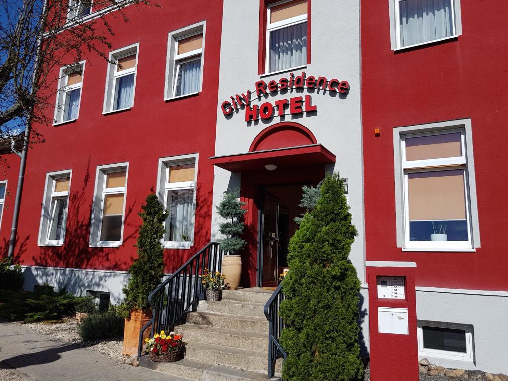 The facade or entrance of City Residence Hotel Frankfurt Oder Bahnhof