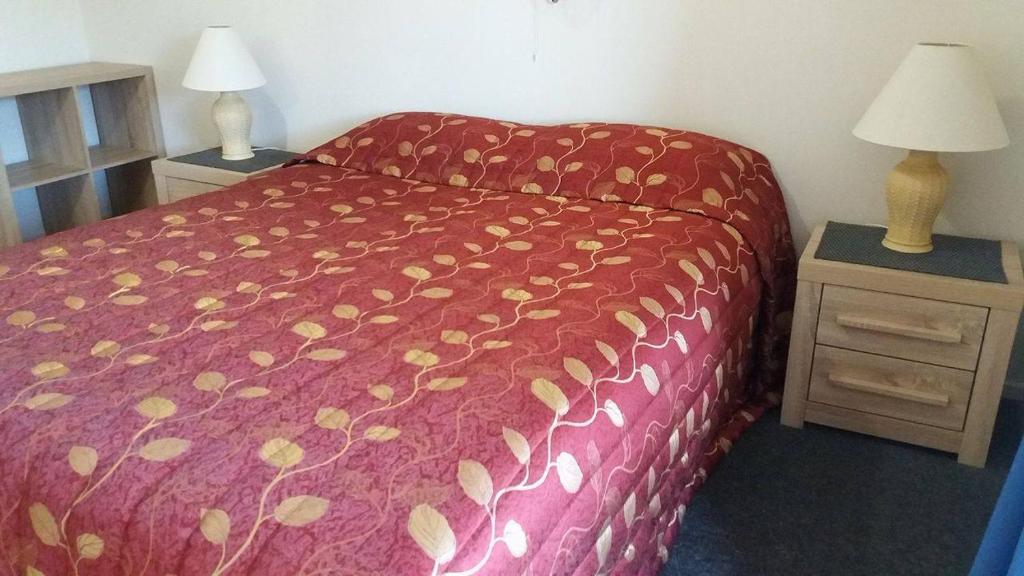 Postel nebo postele na pokoji v ubytování Pioneer Motel