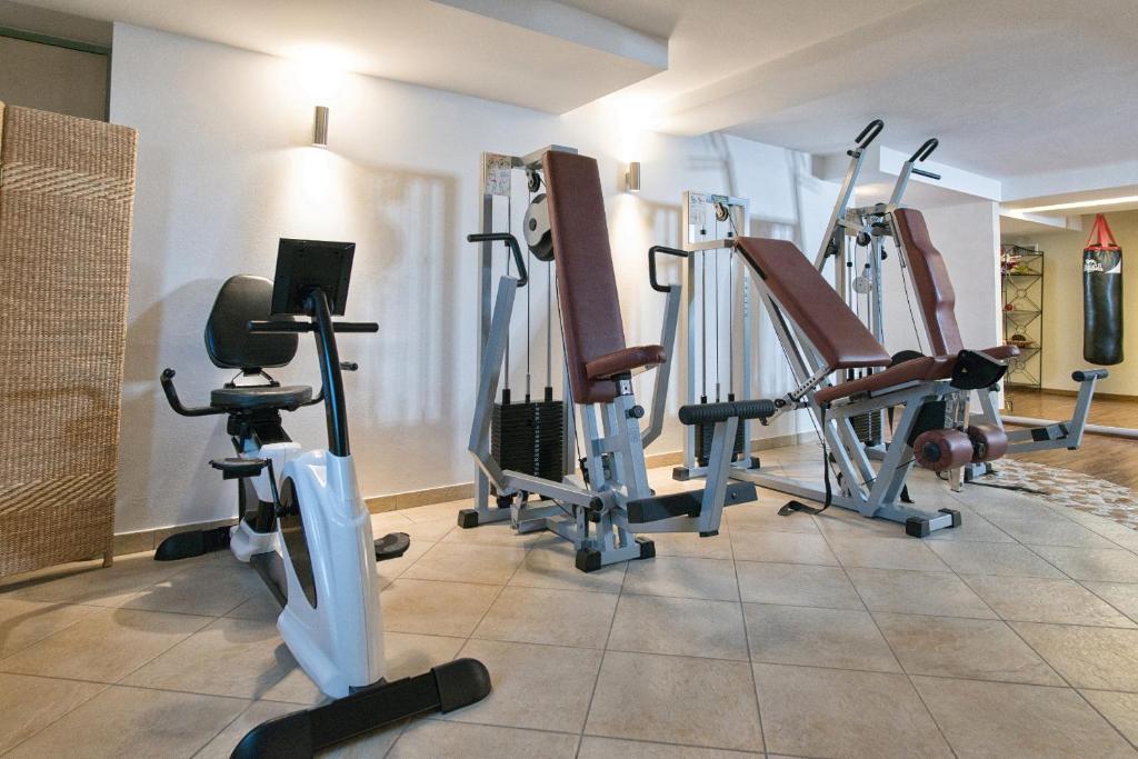 Fitness centrum a/nebo fitness zařízení v ubytování Simon - das Vitalhotel