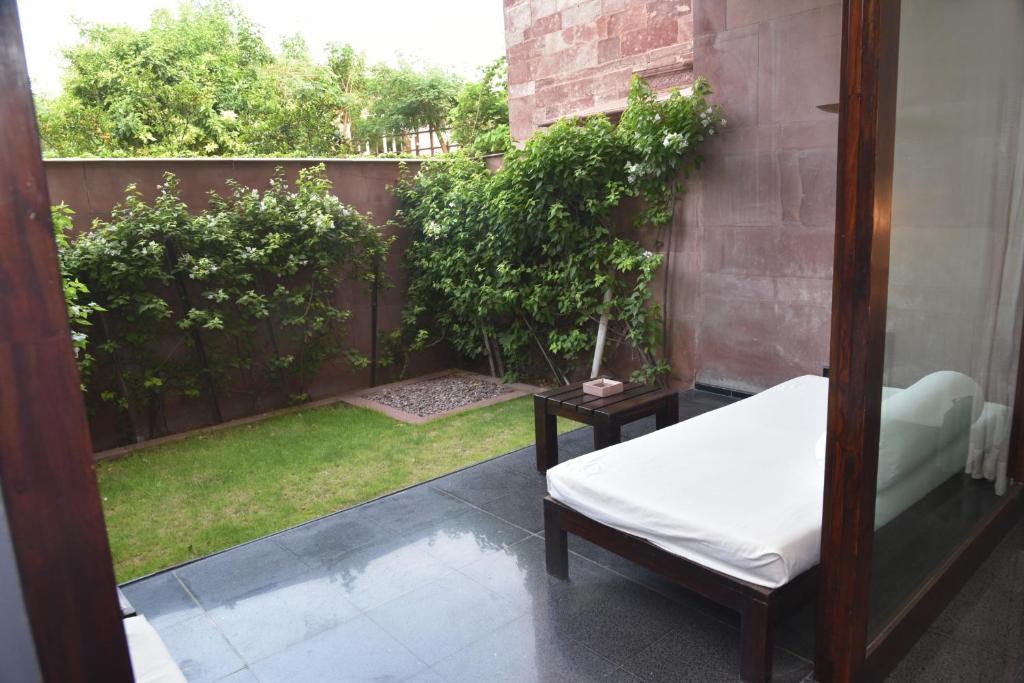 Zahrada ubytování RAAS Jodhpur